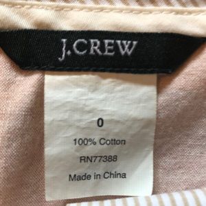 J crew sz 0 light pink